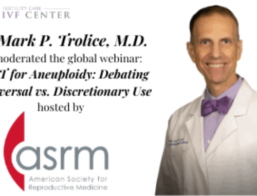Dr. Trolice Moderated Live Global Webinar Sponsored by ASRM