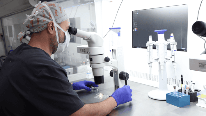 The IVF Center embryology lab